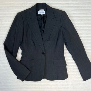 Calvin Klein Charcoal Gray Women's Blazer